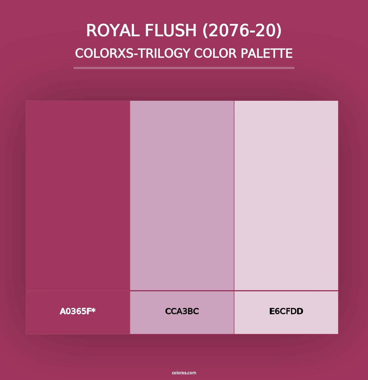 Royal Flush (2076-20) - Colorxs Trilogy Palette