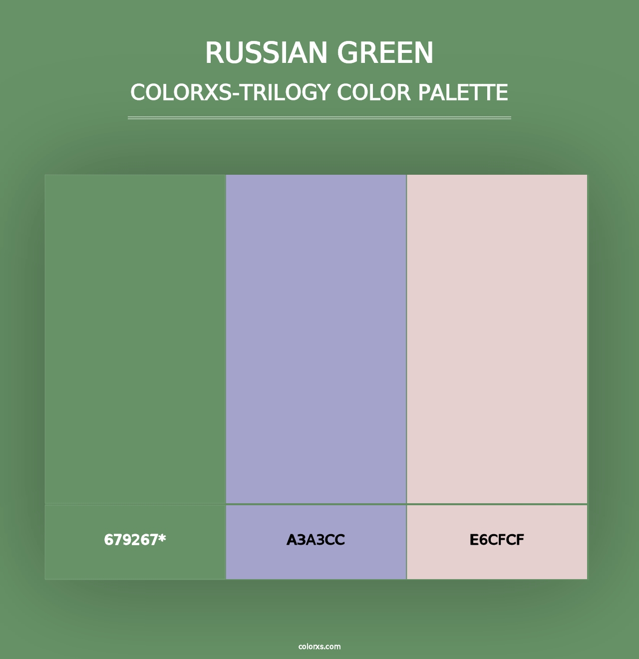 Russian Green - Colorxs Trilogy Palette