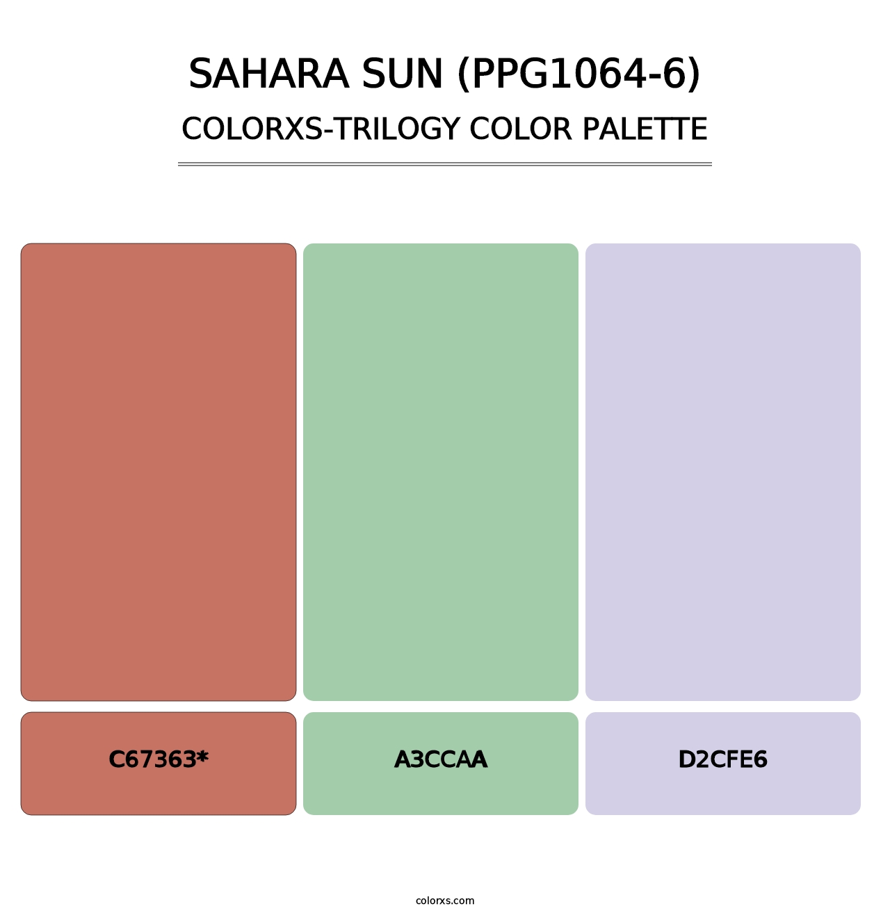 Sahara Sun (PPG1064-6) - Colorxs Trilogy Palette