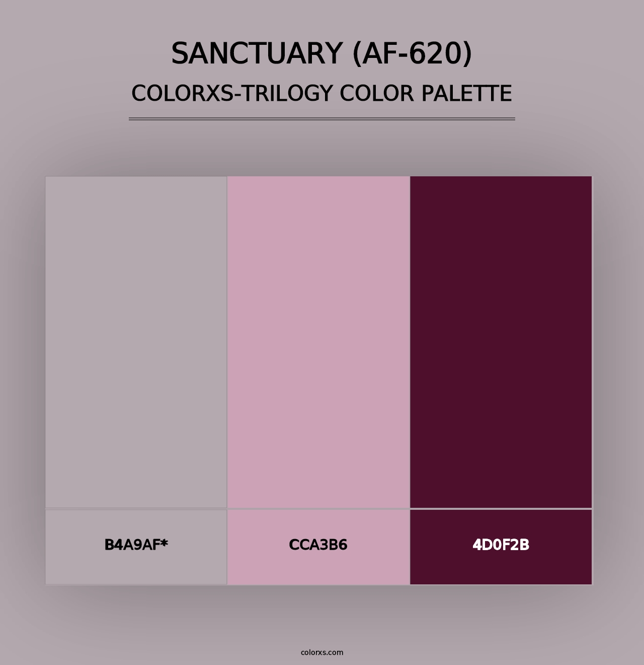 Sanctuary (AF-620) - Colorxs Trilogy Palette