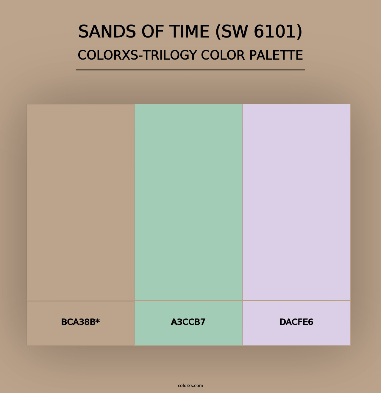 Sands of Time (SW 6101) - Colorxs Trilogy Palette