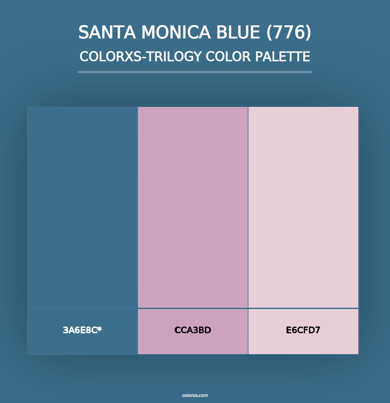 Santa Monica Blue (776) - Colorxs Trilogy Palette