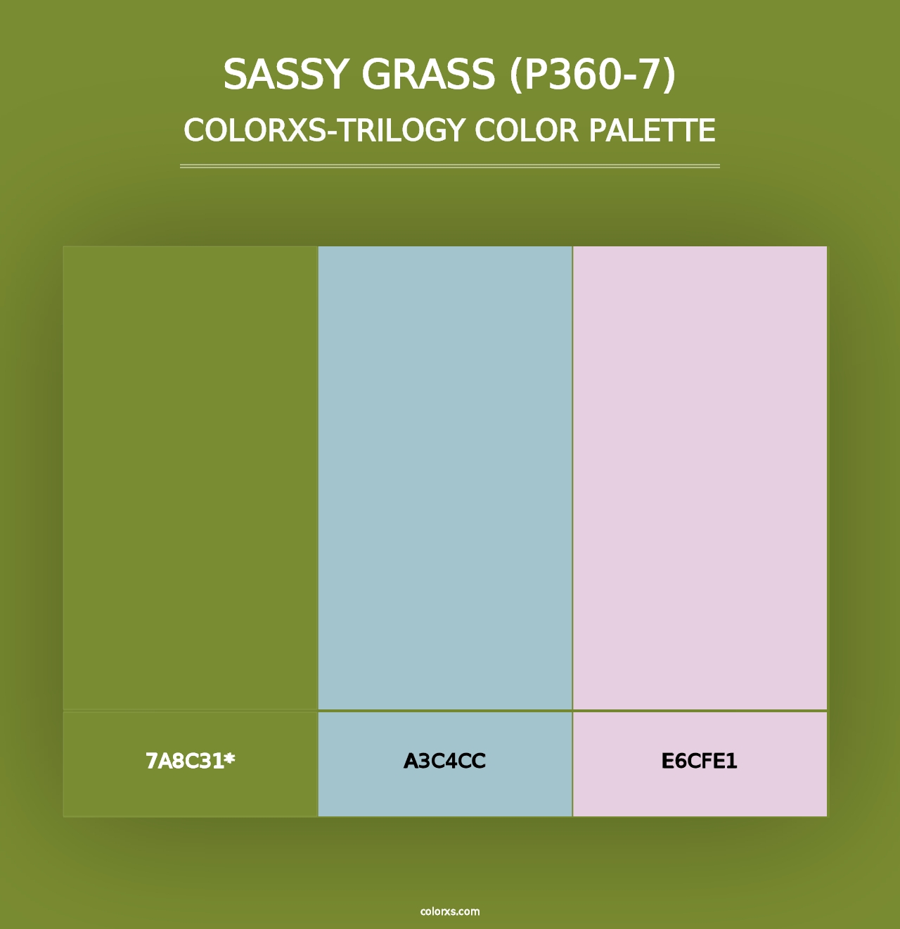 Sassy Grass (P360-7) - Colorxs Trilogy Palette