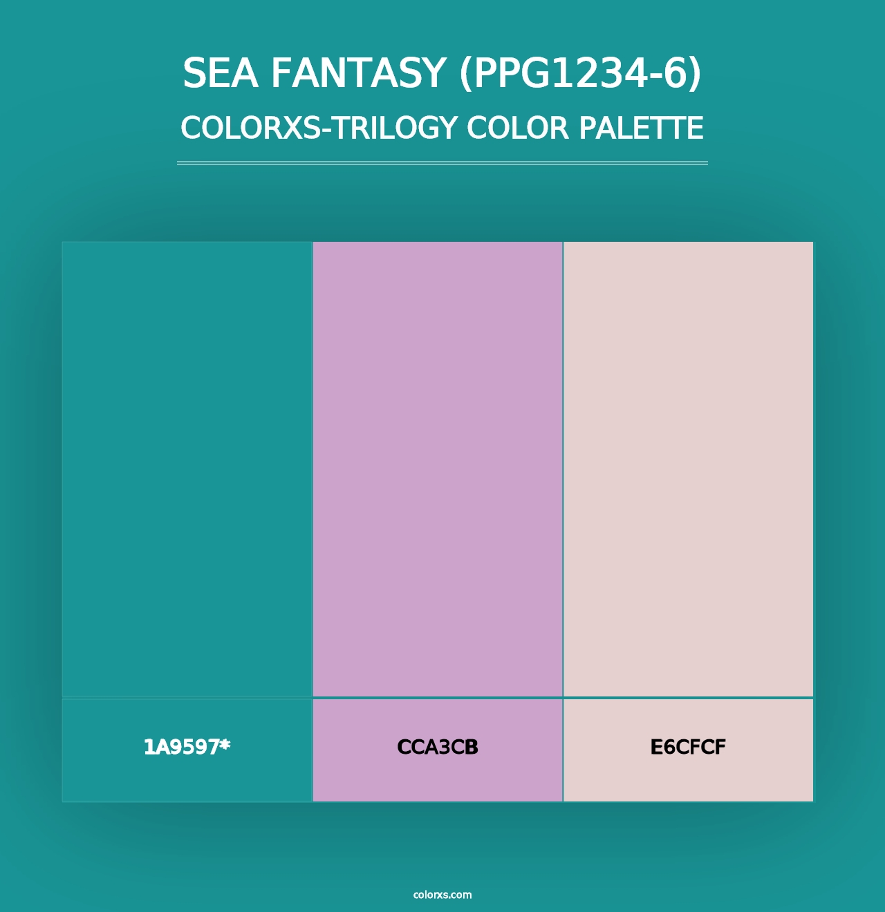 Sea Fantasy (PPG1234-6) - Colorxs Trilogy Palette