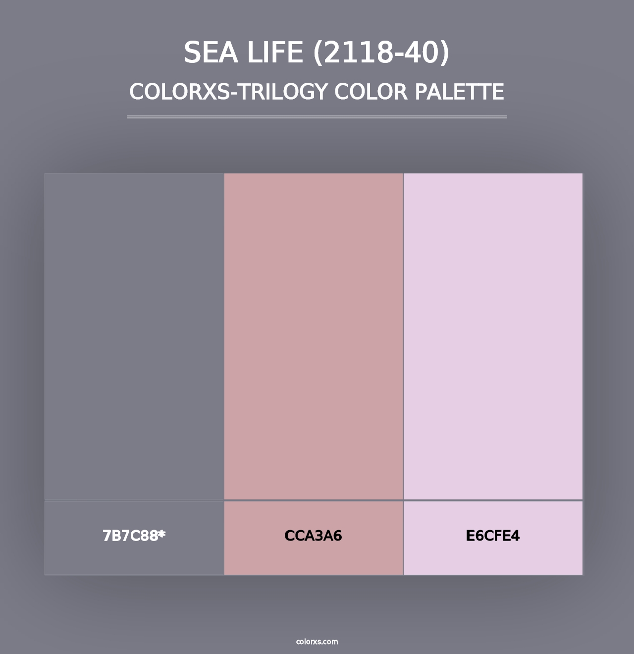 Sea Life (2118-40) - Colorxs Trilogy Palette