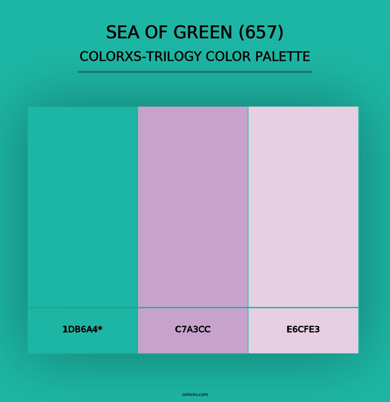 Sea of Green (657) - Colorxs Trilogy Palette