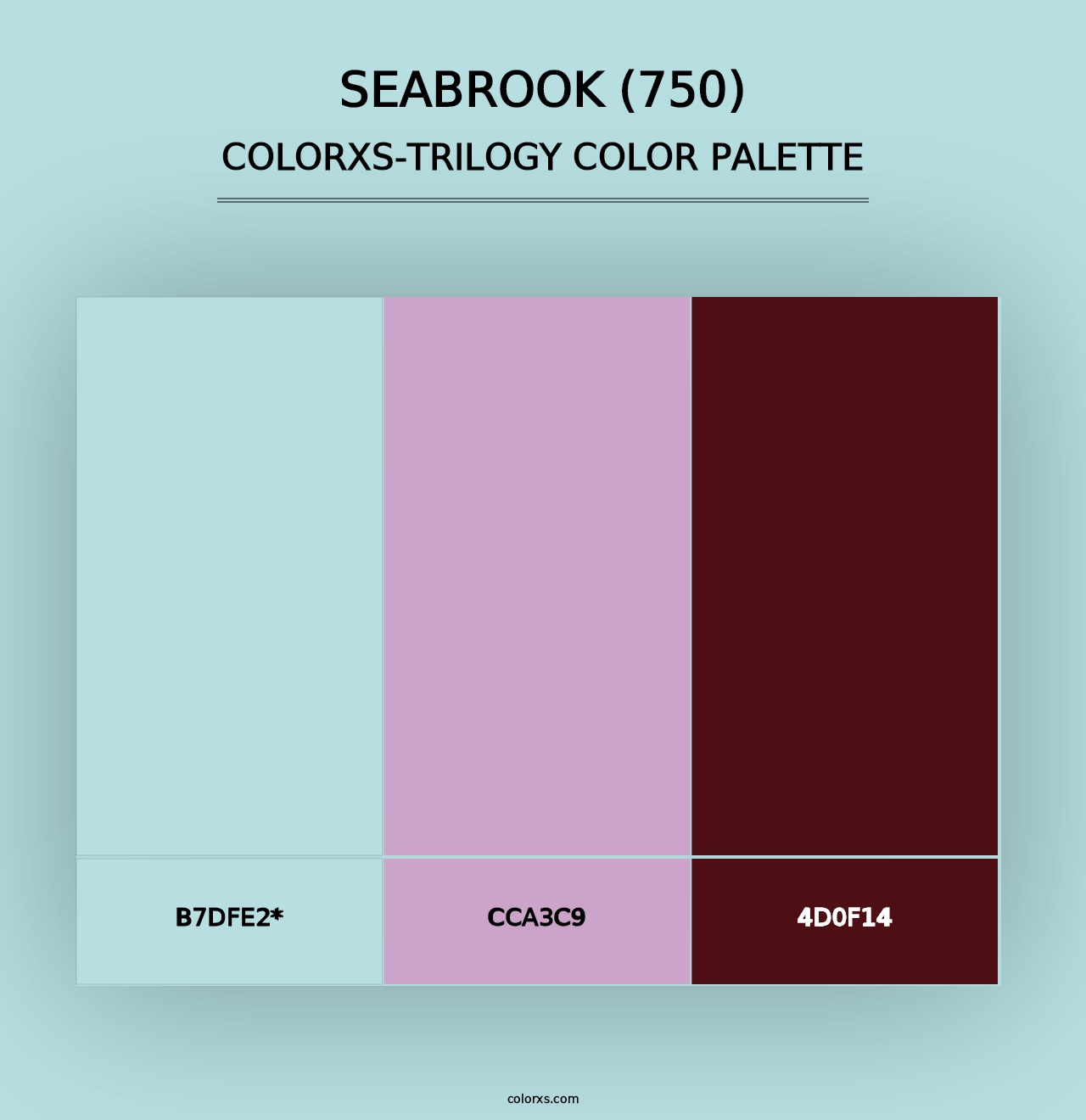 Seabrook (750) - Colorxs Trilogy Palette