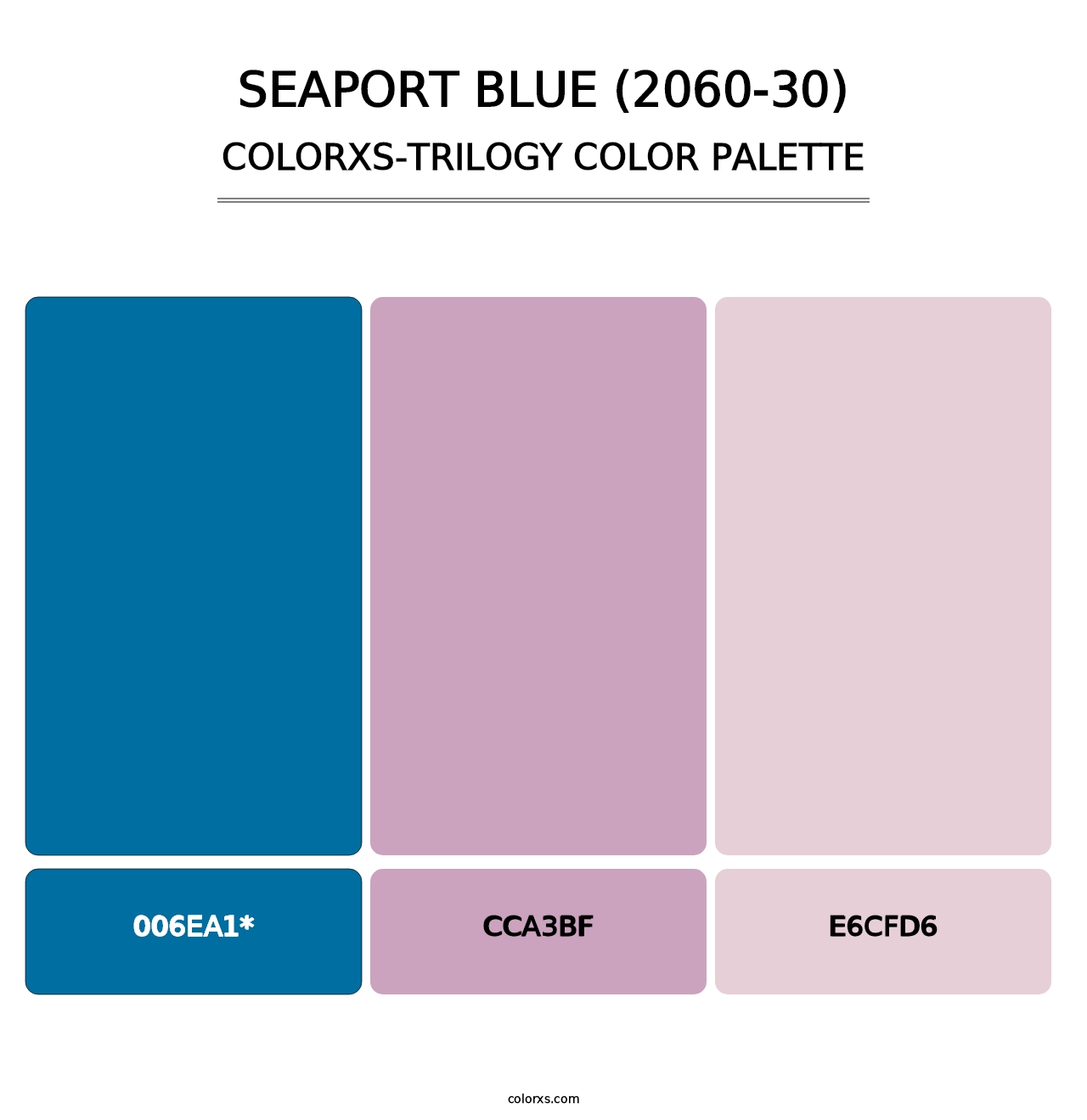 Seaport Blue (2060-30) - Colorxs Trilogy Palette