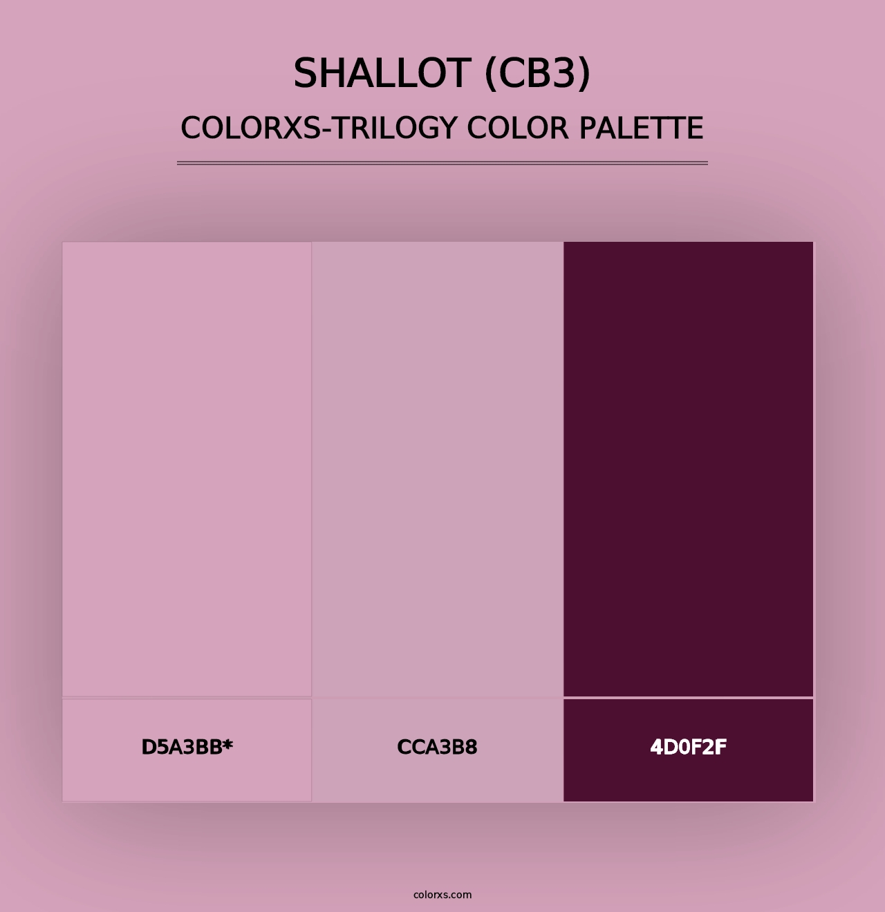 Shallot (CB3) - Colorxs Trilogy Palette