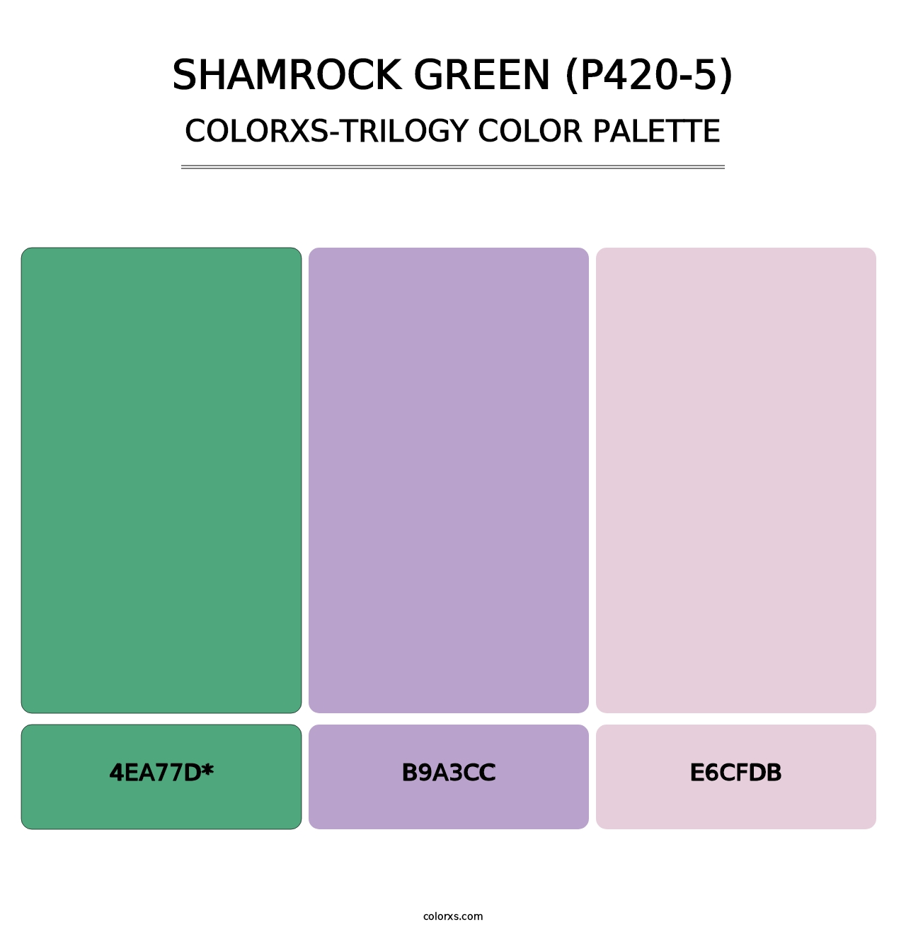 Shamrock Green (P420-5) - Colorxs Trilogy Palette