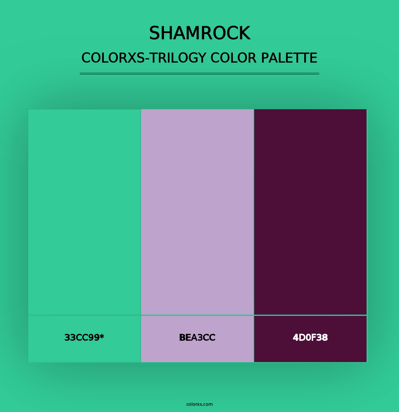 Shamrock - Colorxs Trilogy Palette