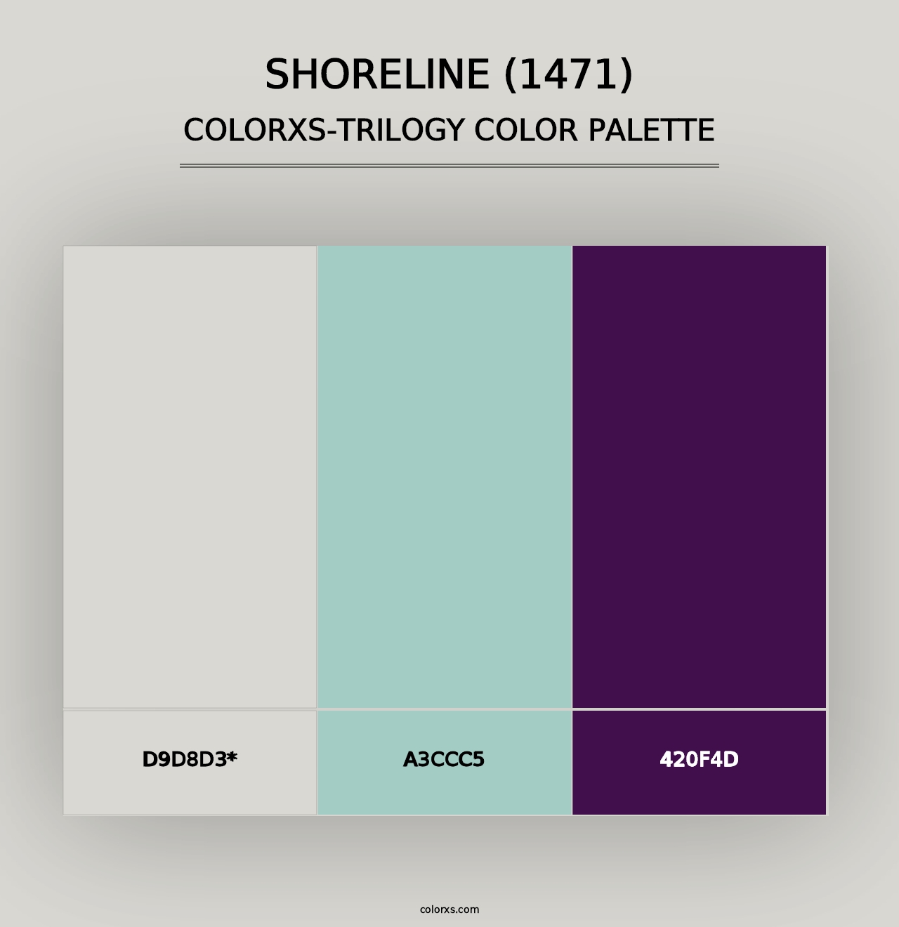 Shoreline (1471) - Colorxs Trilogy Palette