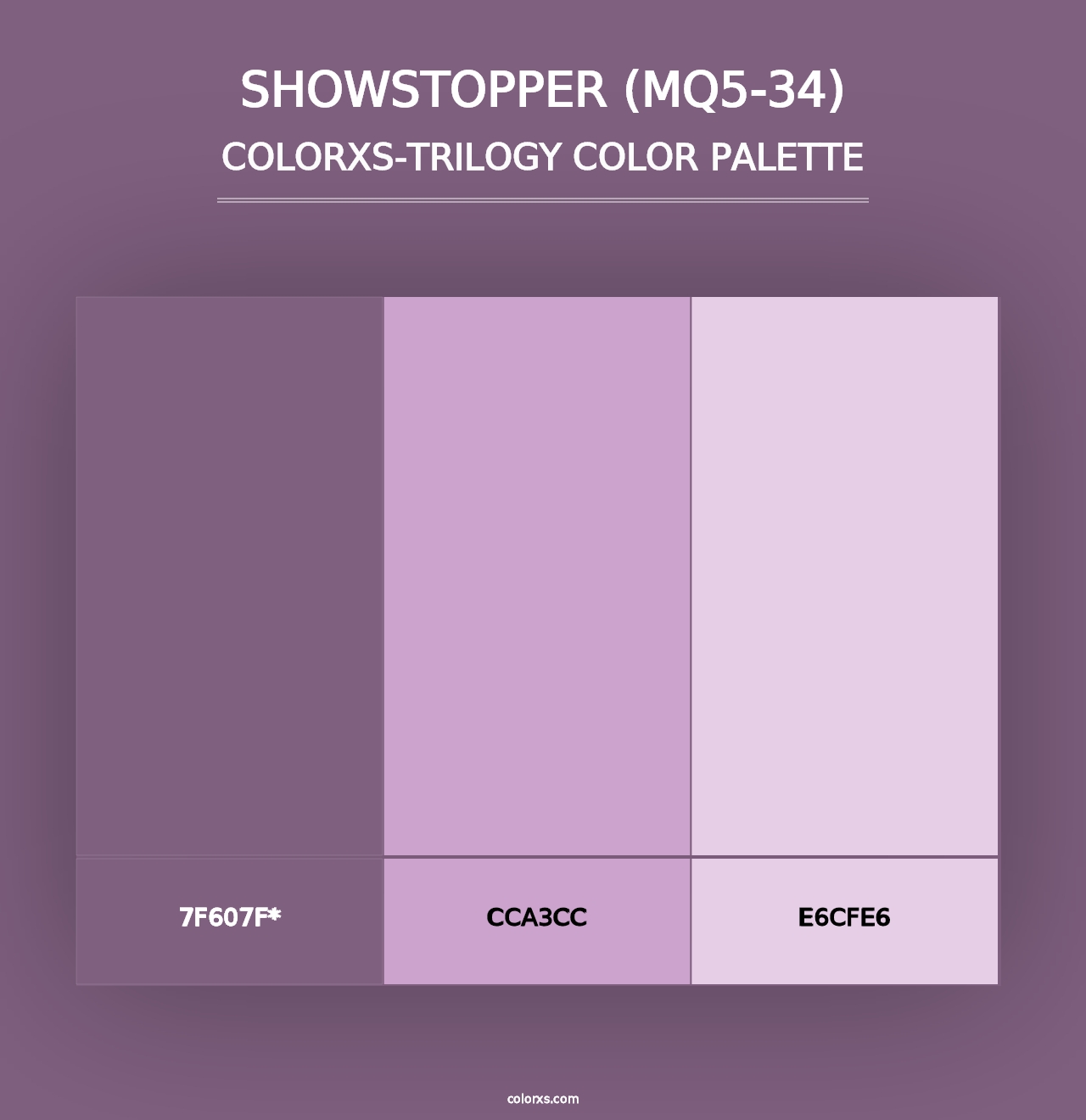 Showstopper (MQ5-34) - Colorxs Trilogy Palette