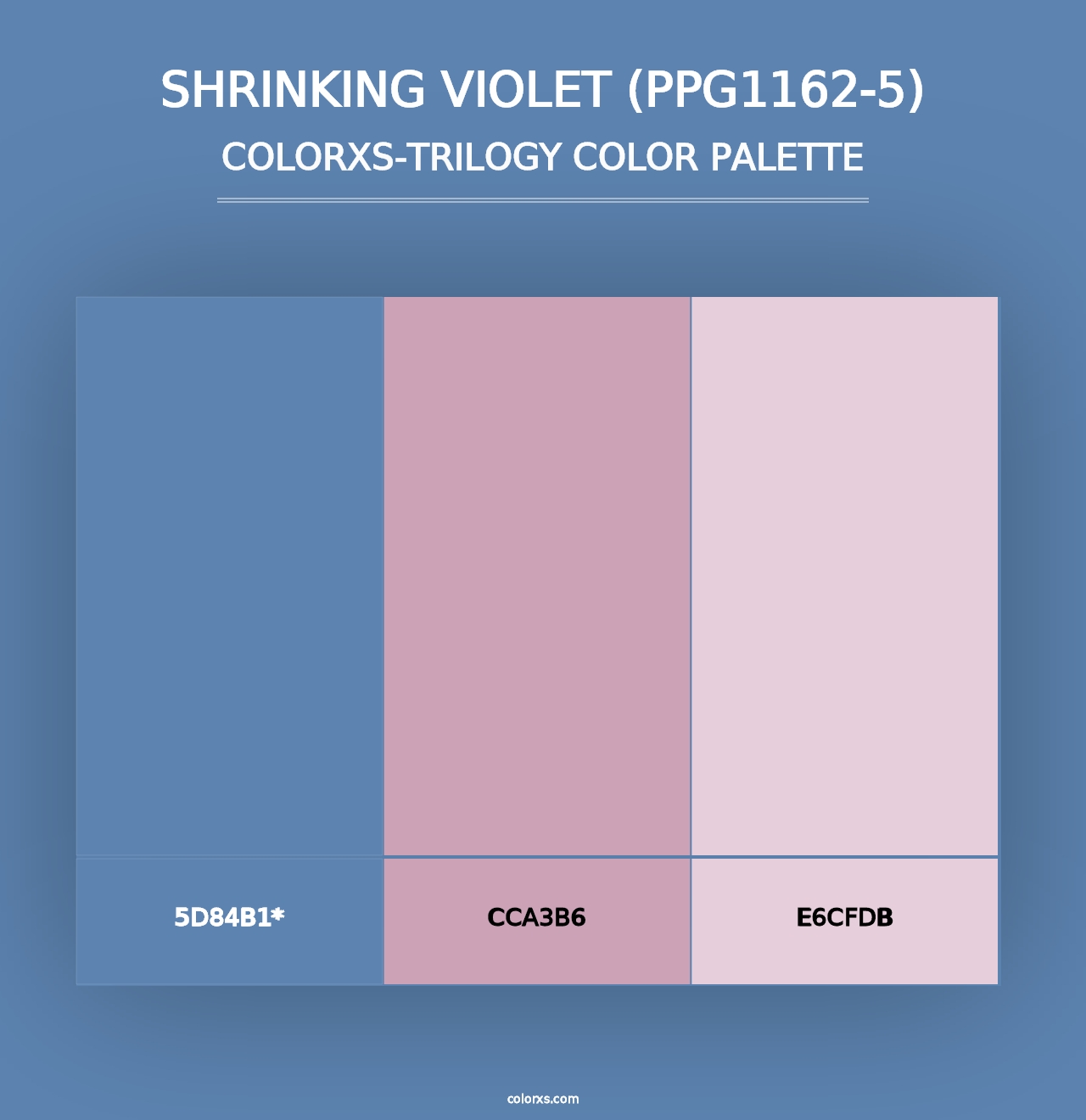 Shrinking Violet (PPG1162-5) - Colorxs Trilogy Palette