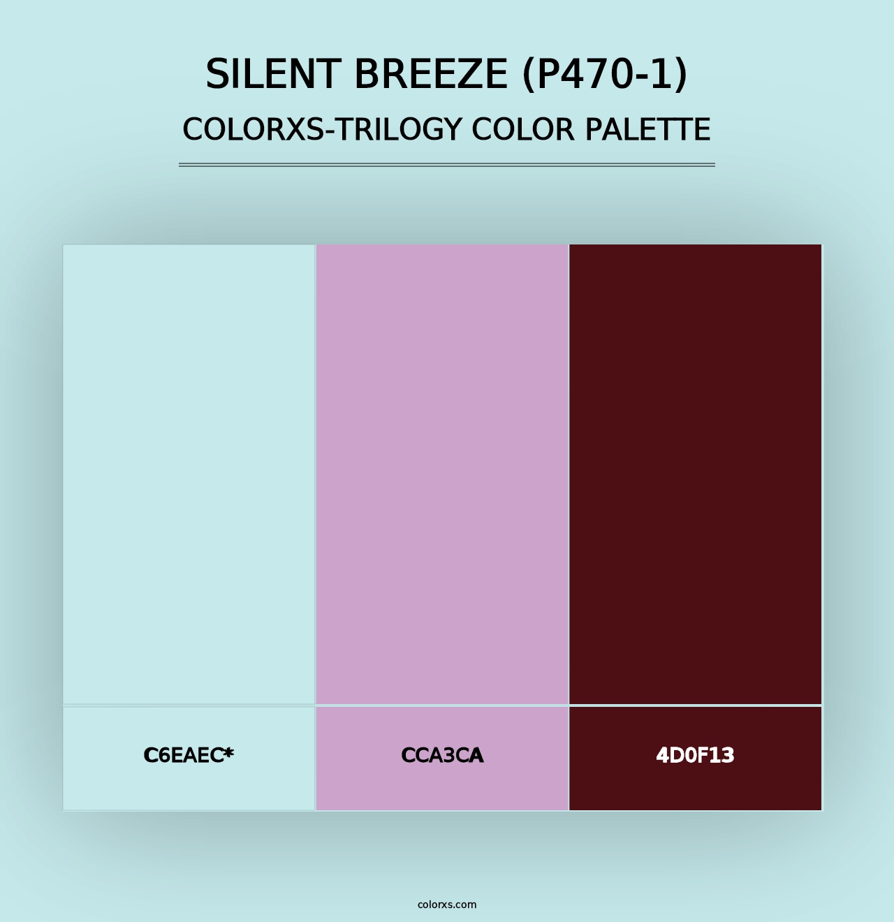 Silent Breeze (P470-1) - Colorxs Trilogy Palette