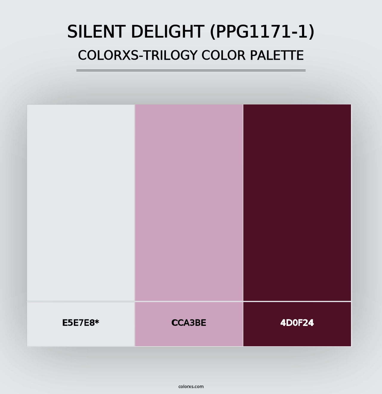 Silent Delight (PPG1171-1) - Colorxs Trilogy Palette