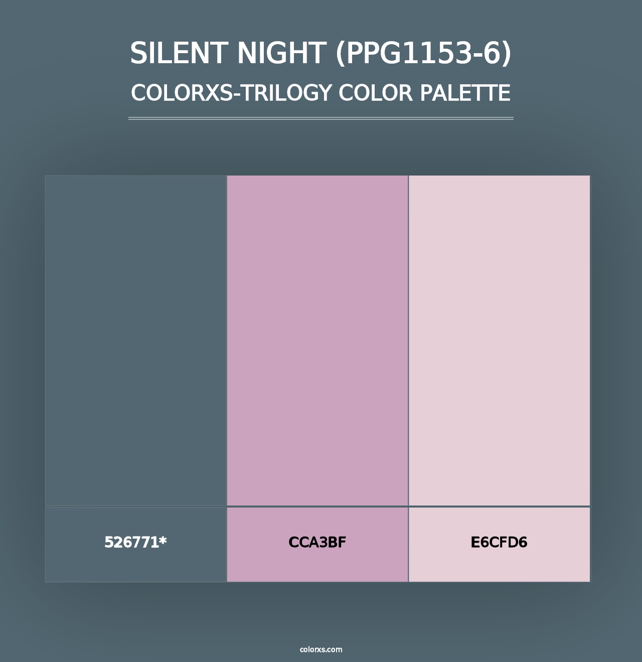 Silent Night (PPG1153-6) - Colorxs Trilogy Palette