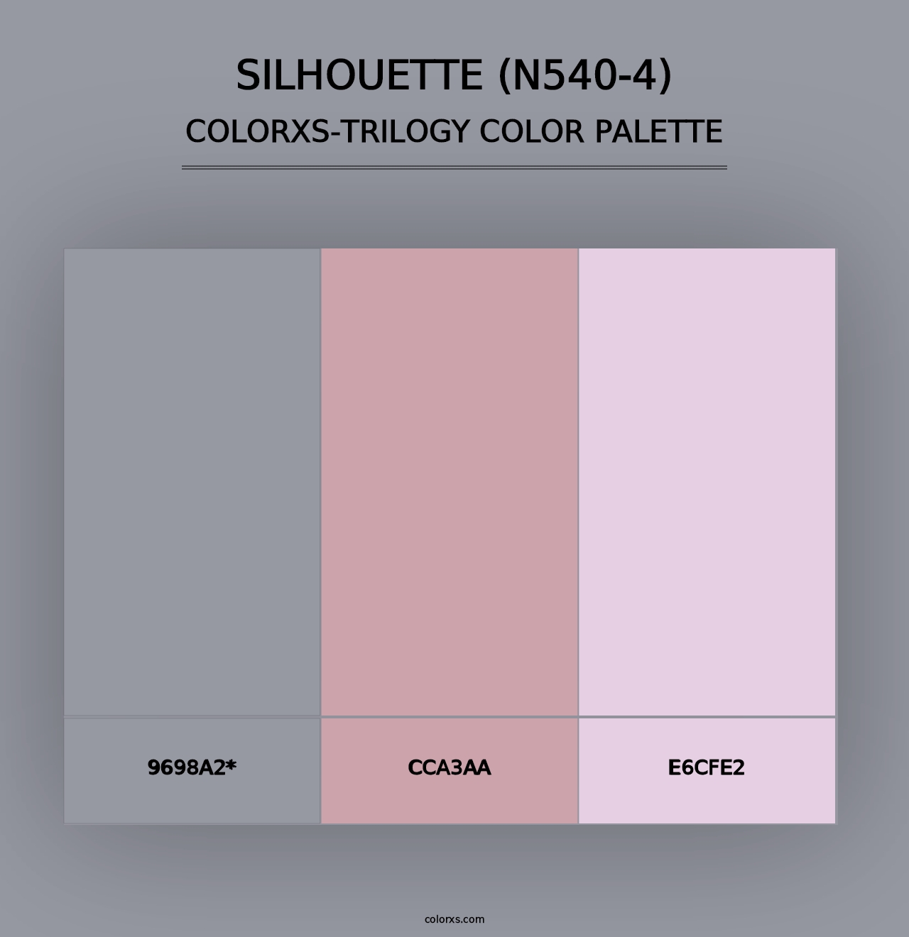 Silhouette (N540-4) - Colorxs Trilogy Palette