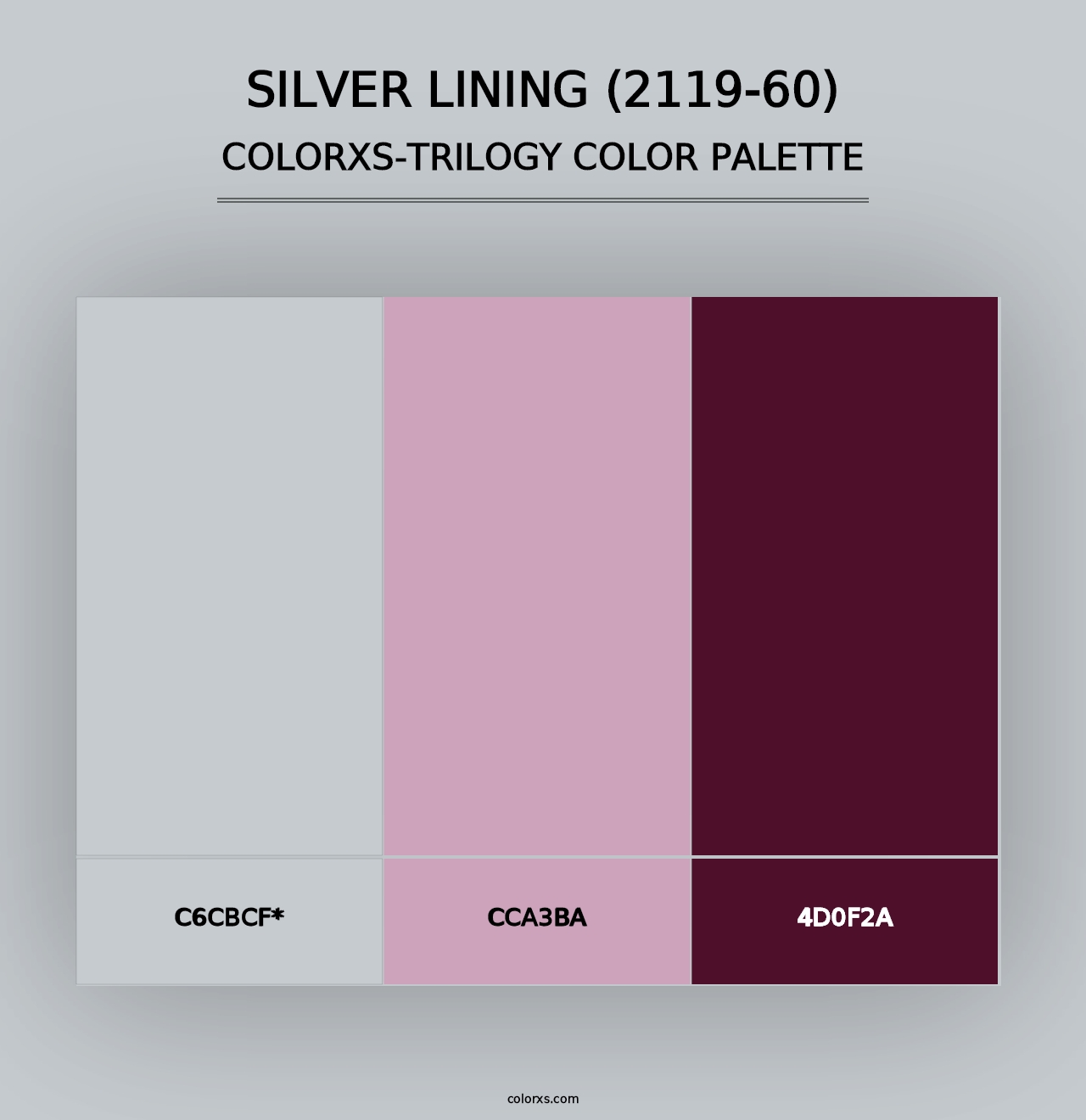 Silver Lining (2119-60) - Colorxs Trilogy Palette