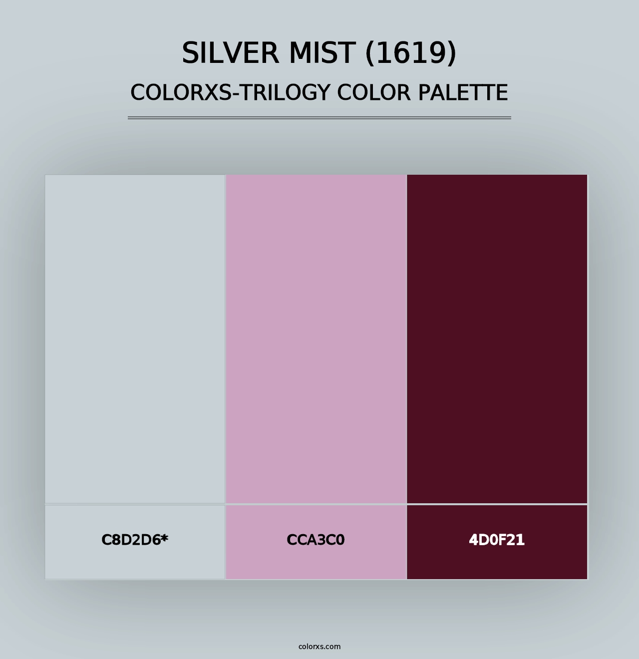 Silver Mist (1619) - Colorxs Trilogy Palette