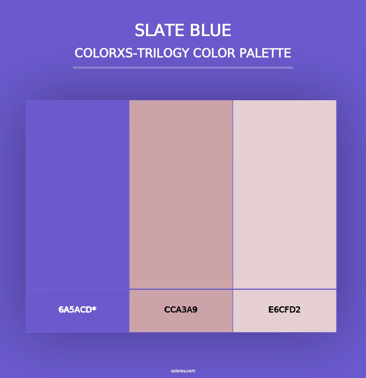 Slate Blue - Colorxs Trilogy Palette