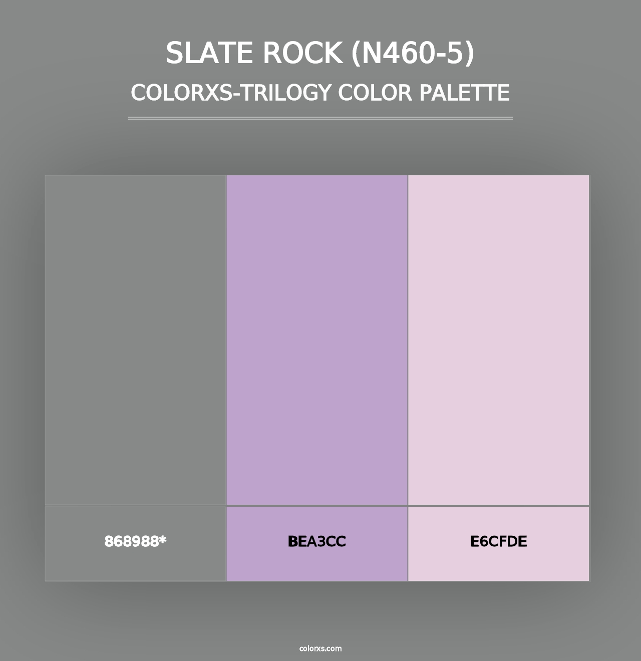 Slate Rock (N460-5) - Colorxs Trilogy Palette