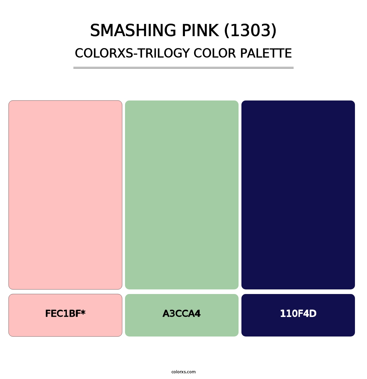 Smashing Pink (1303) - Colorxs Trilogy Palette