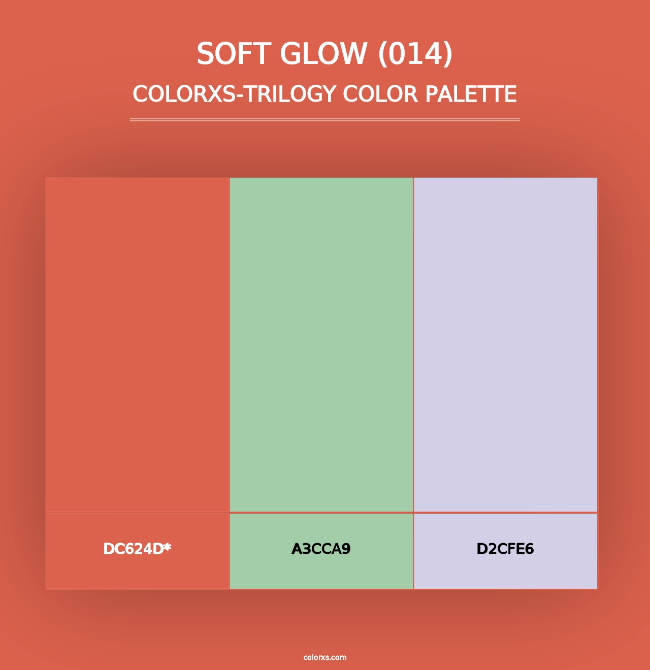 Soft Glow (014) - Colorxs Trilogy Palette