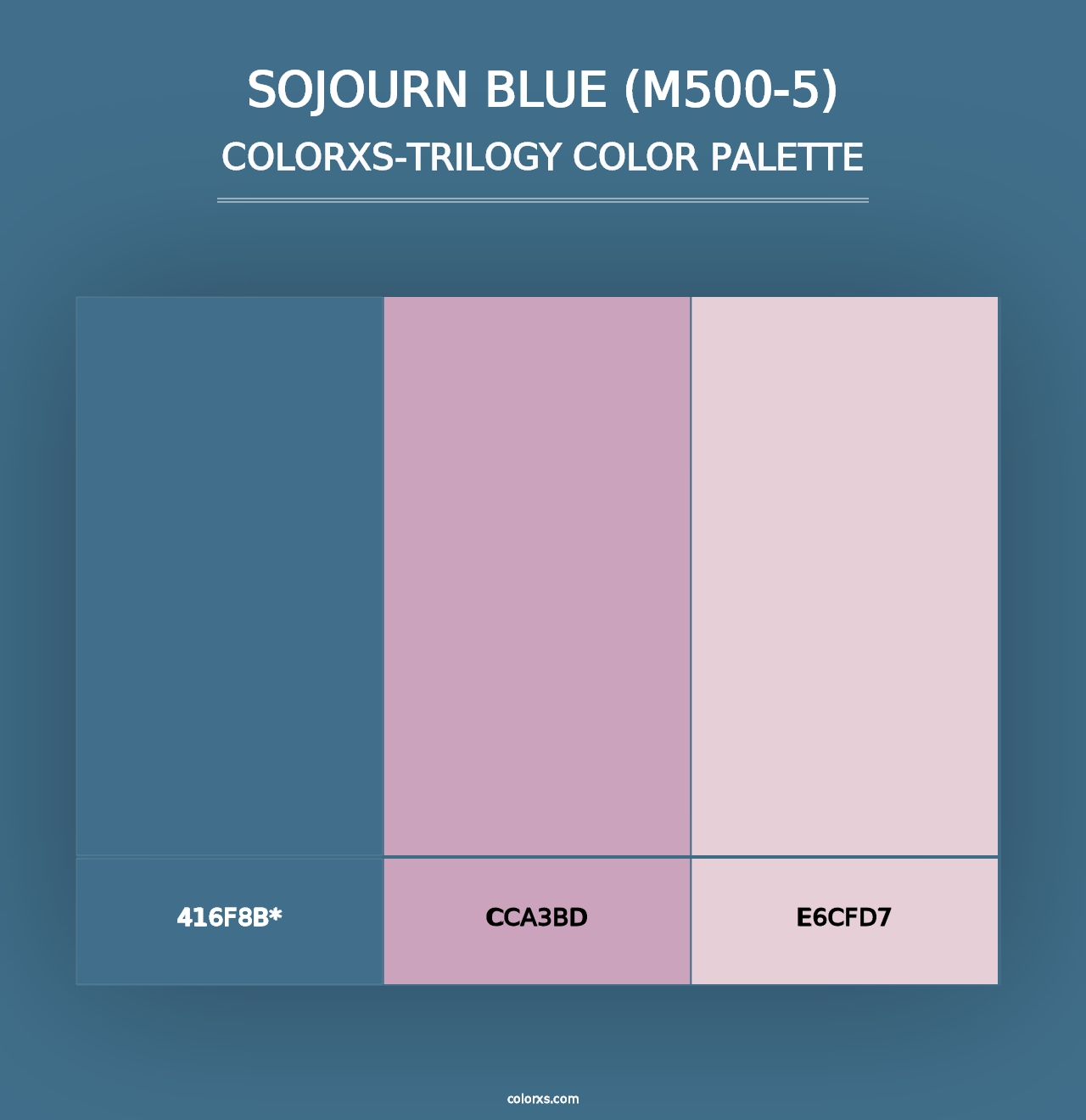 Sojourn Blue (M500-5) - Colorxs Trilogy Palette