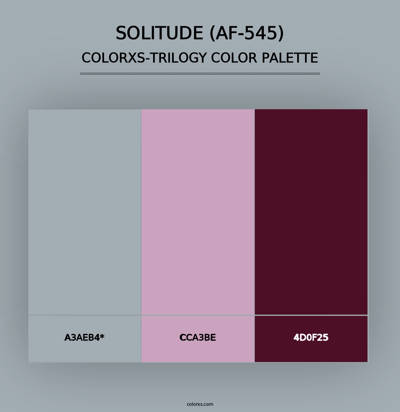 Solitude (AF-545) - Colorxs Trilogy Palette