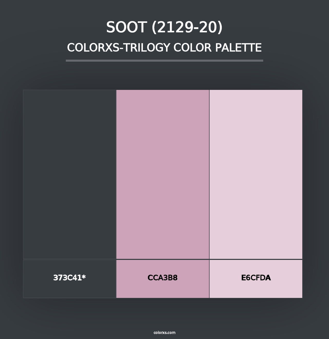 Soot (2129-20) - Colorxs Trilogy Palette