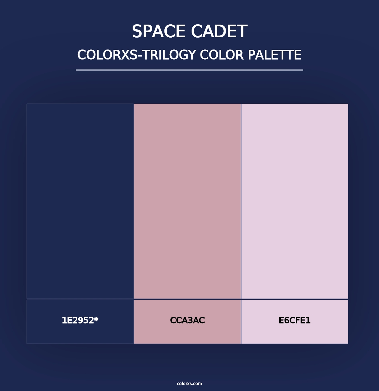 Space Cadet - Colorxs Trilogy Palette