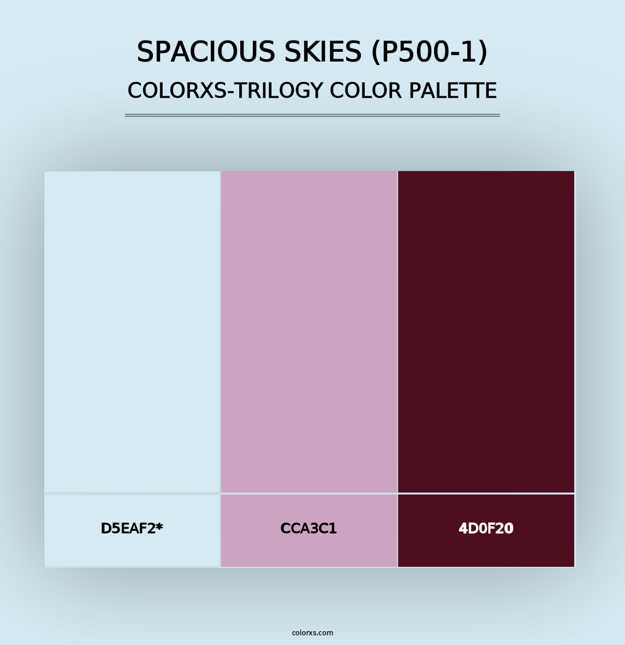 Spacious Skies (P500-1) - Colorxs Trilogy Palette