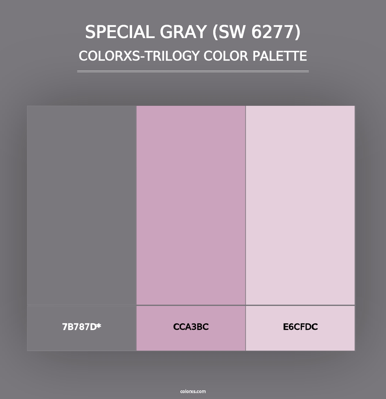 Special Gray (SW 6277) - Colorxs Trilogy Palette