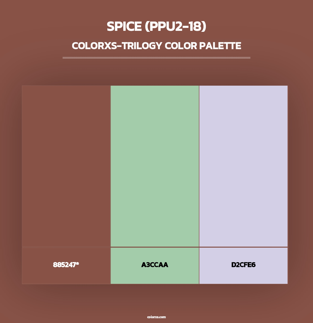 Spice (PPU2-18) - Colorxs Trilogy Palette