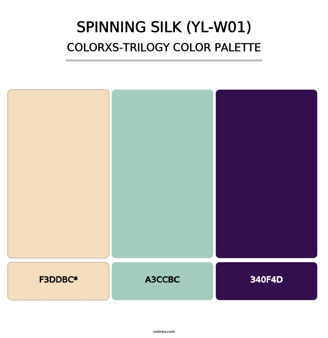 Spinning Silk (YL-W01) - Colorxs Trilogy Palette