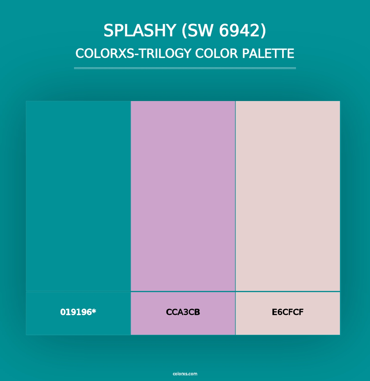 Splashy (SW 6942) - Colorxs Trilogy Palette