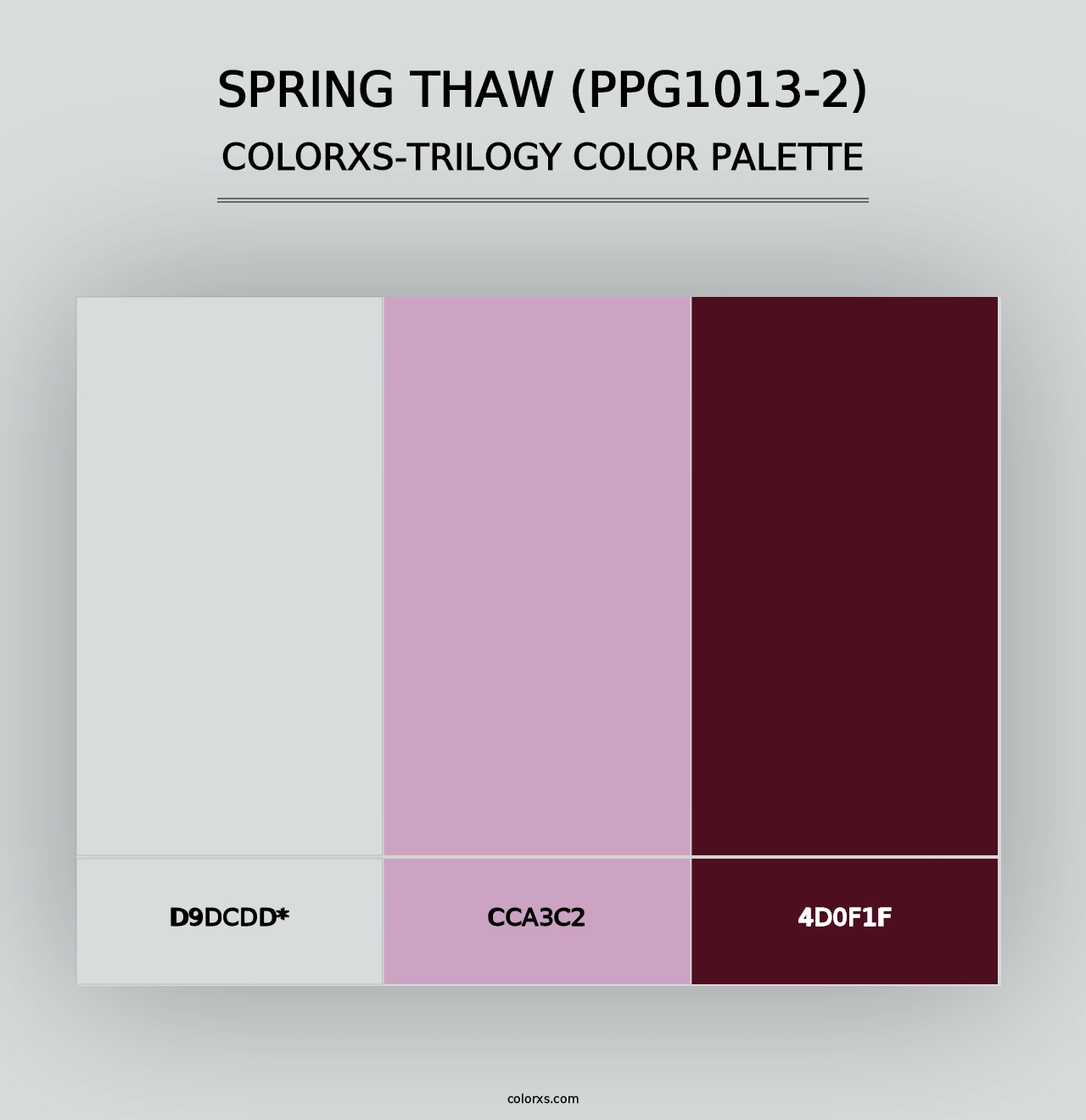 Spring Thaw (PPG1013-2) - Colorxs Trilogy Palette