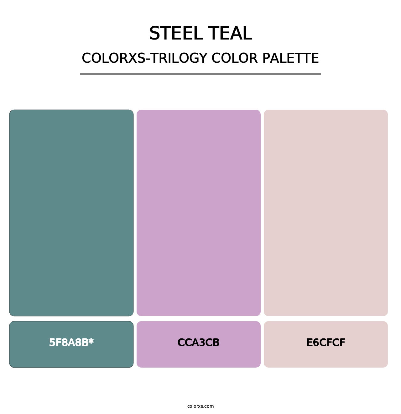 Steel Teal - Colorxs Trilogy Palette