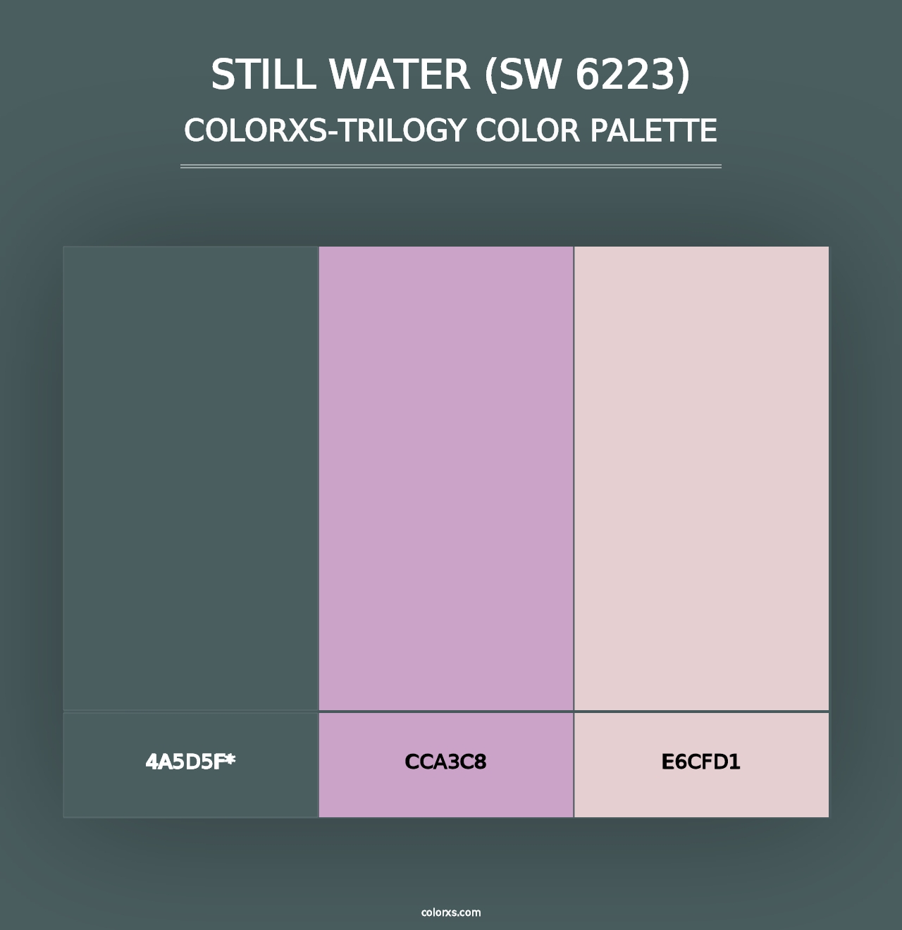 Still Water (SW 6223) - Colorxs Trilogy Palette