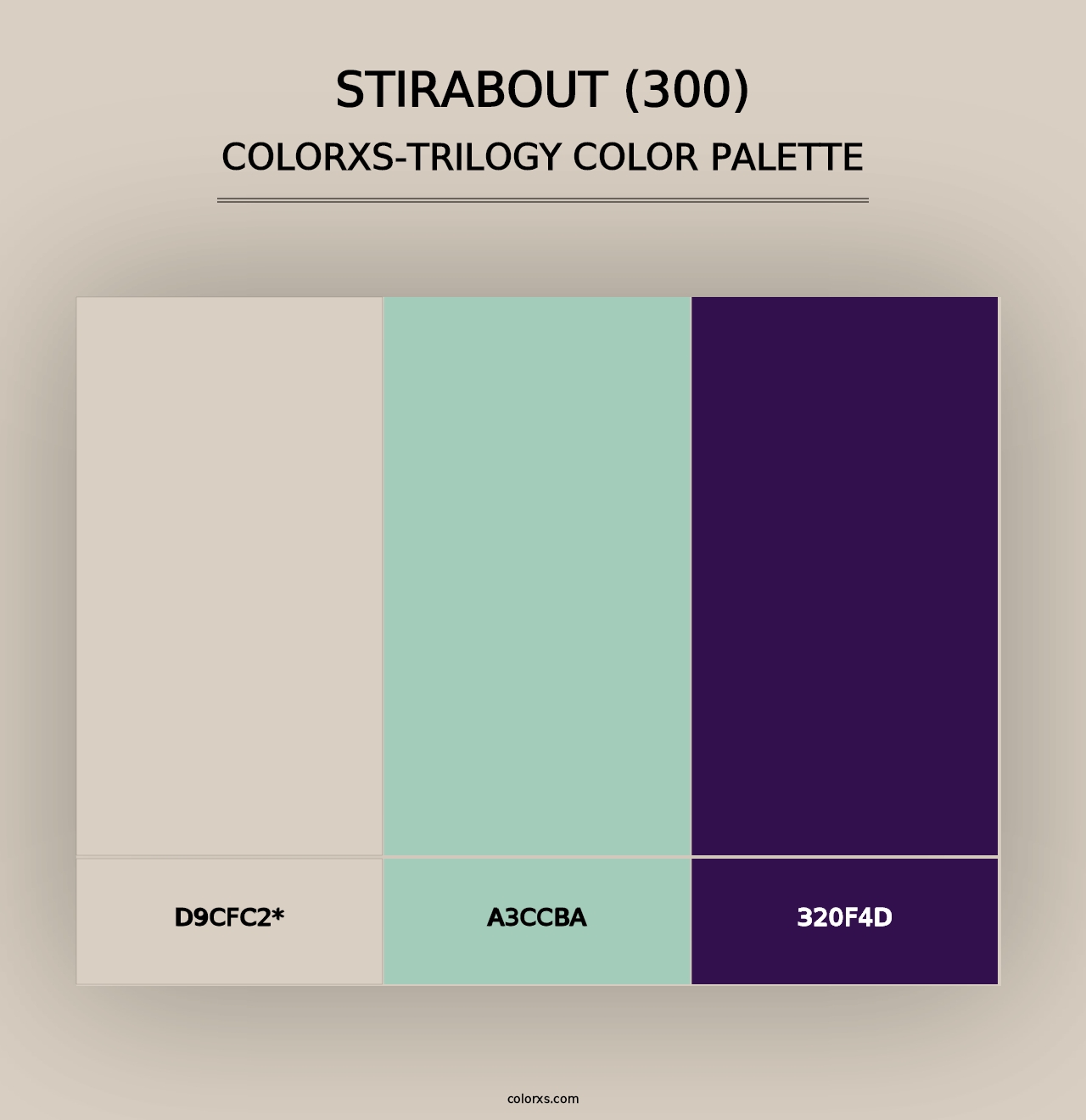 Stirabout (300) - Colorxs Trilogy Palette