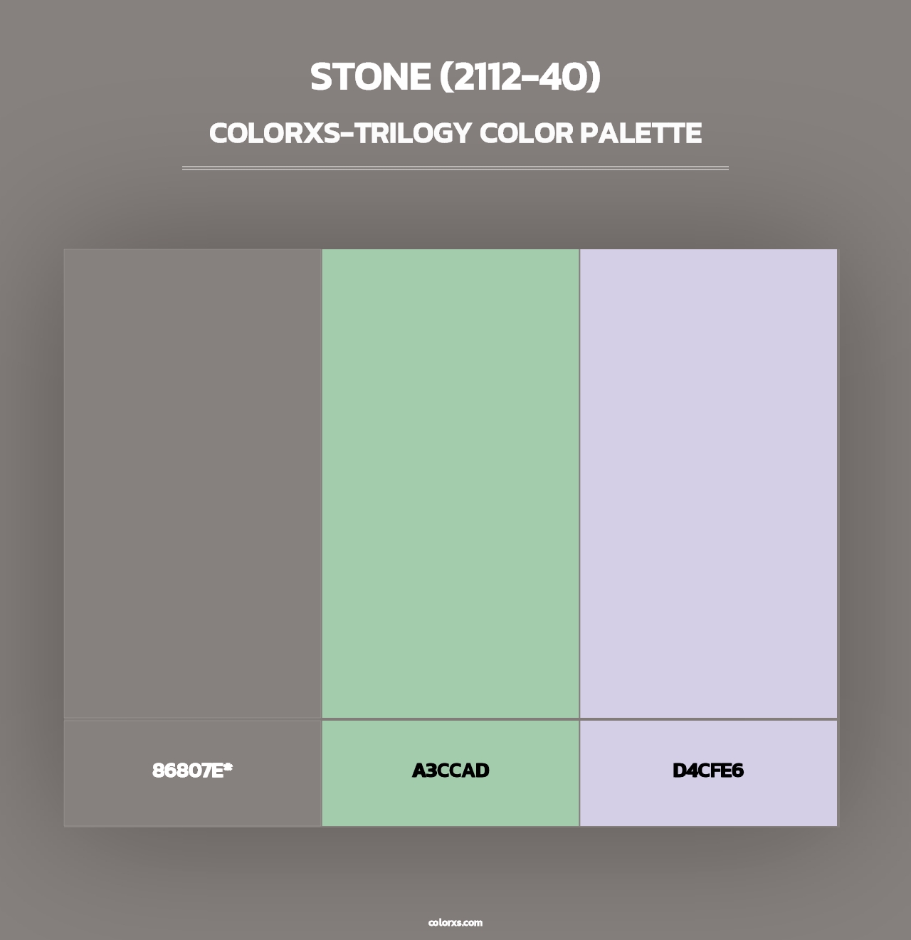 Stone (2112-40) - Colorxs Trilogy Palette