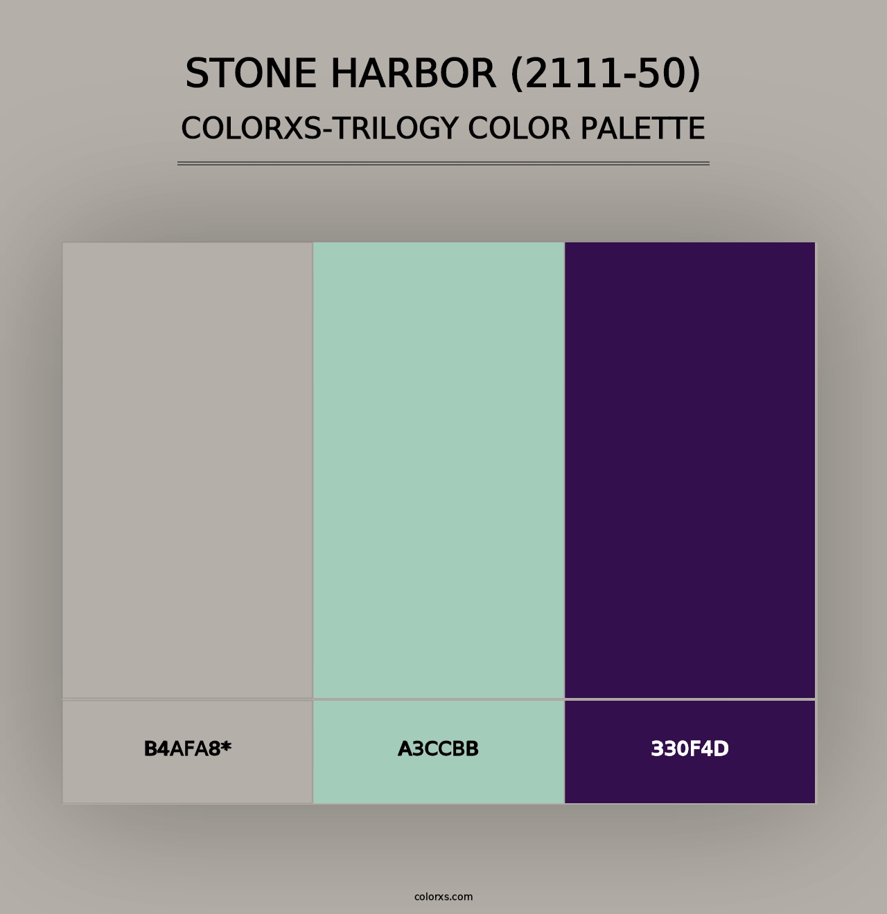 Stone Harbor (2111-50) - Colorxs Trilogy Palette