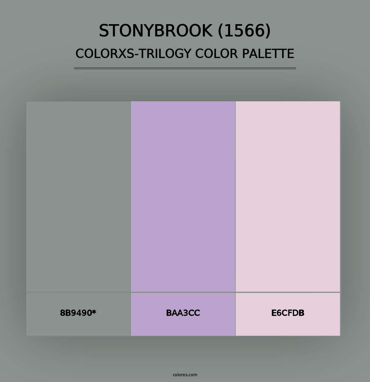 Stonybrook (1566) - Colorxs Trilogy Palette