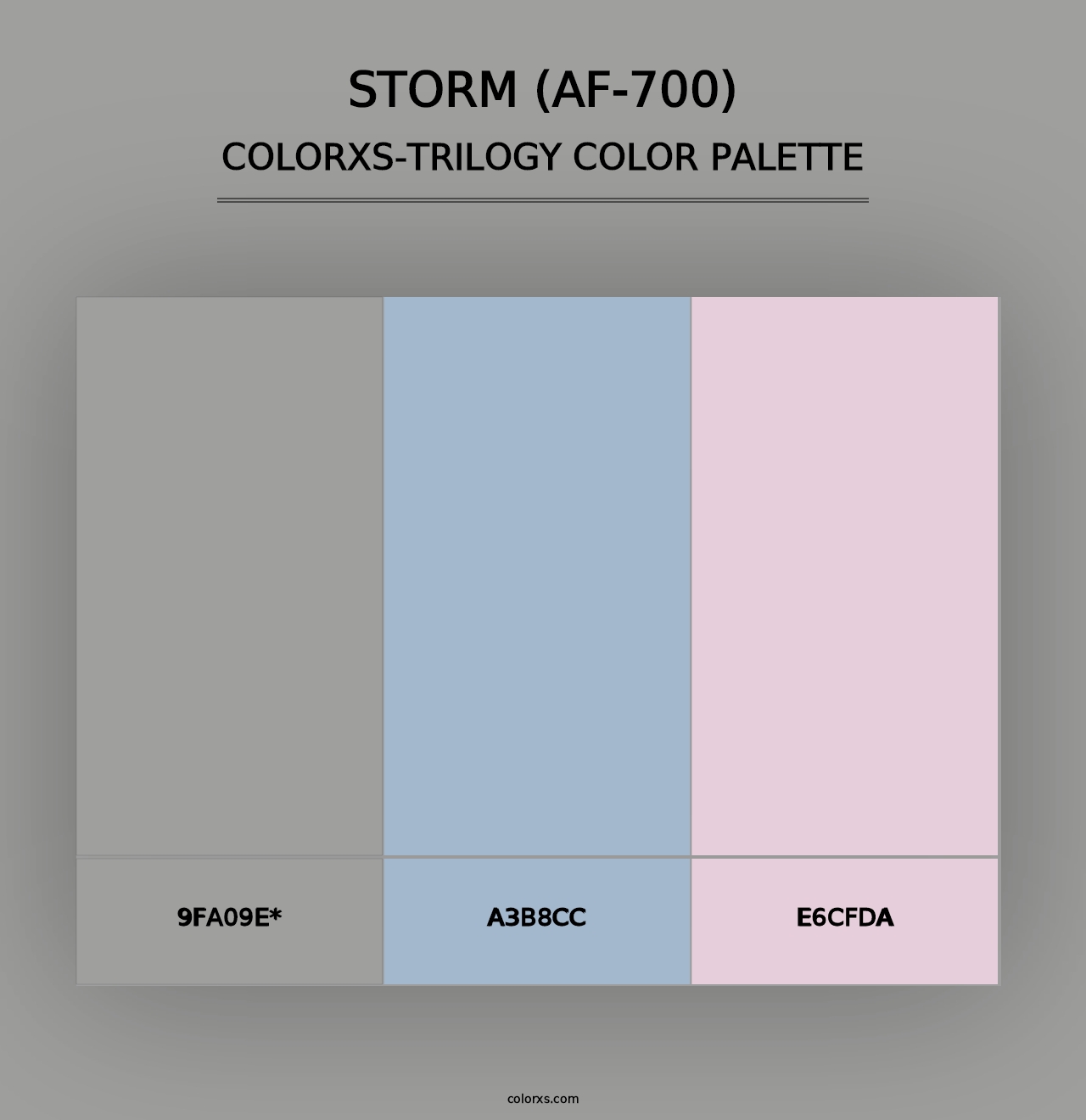 Storm (AF-700) - Colorxs Trilogy Palette