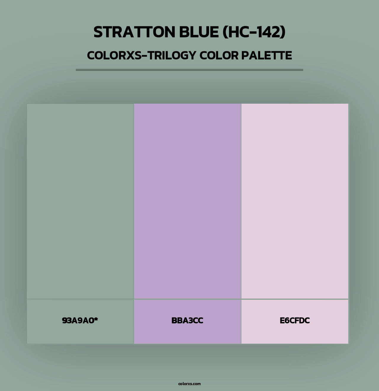 Stratton Blue (HC-142) - Colorxs Trilogy Palette