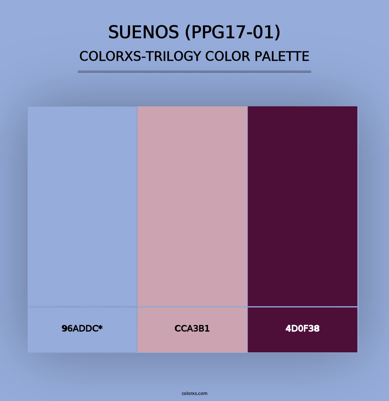 Suenos (PPG17-01) - Colorxs Trilogy Palette