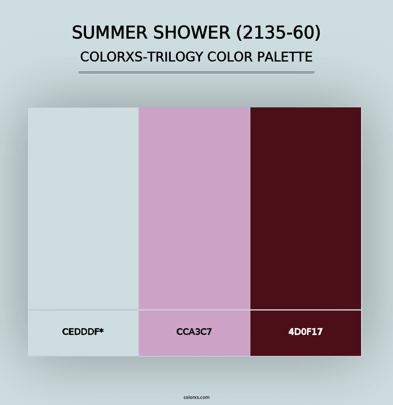 Summer Shower (2135-60) - Colorxs Trilogy Palette