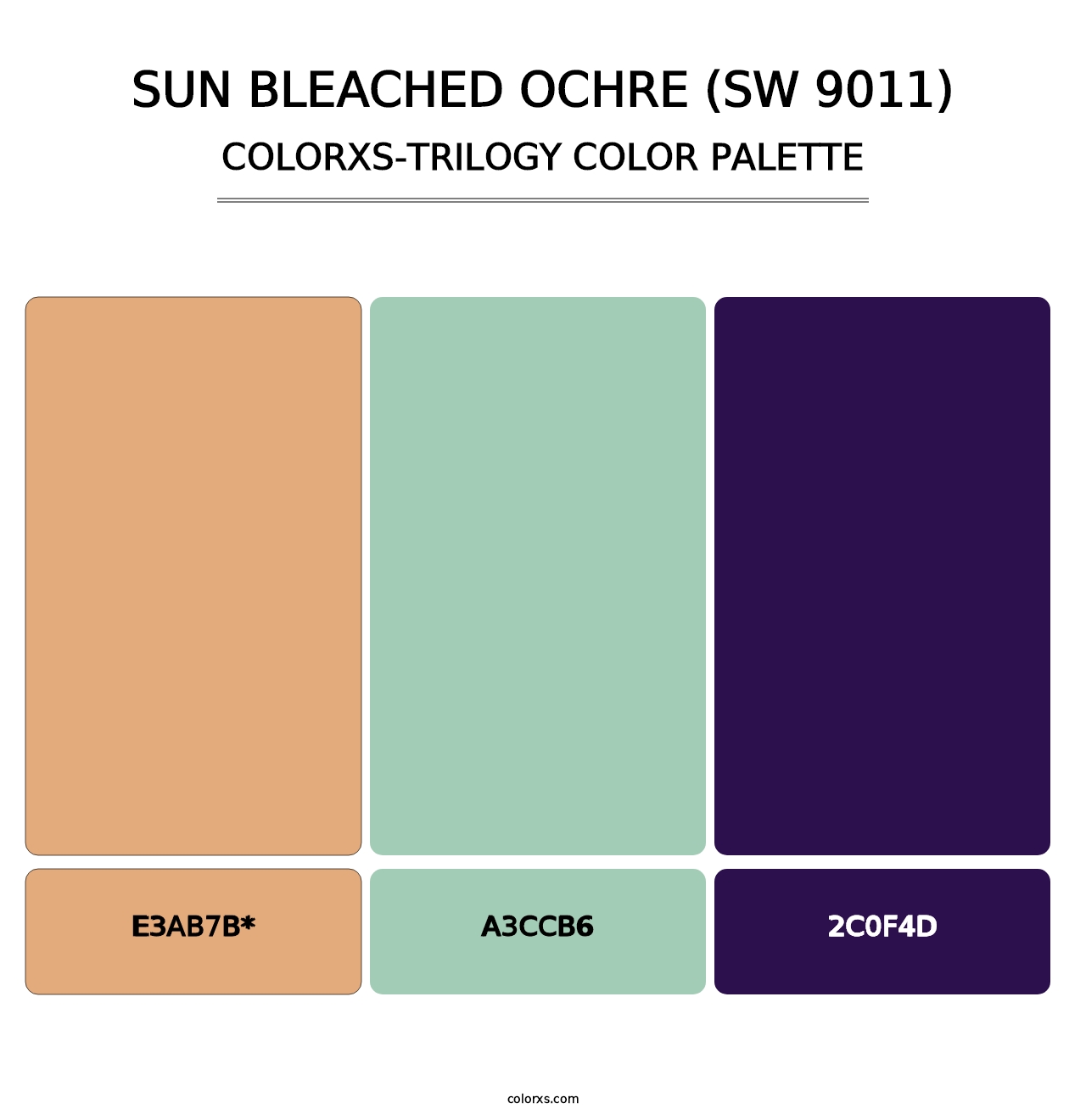 Sun Bleached Ochre (SW 9011) - Colorxs Trilogy Palette