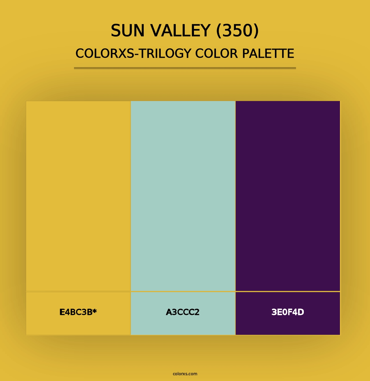 Sun Valley (350) - Colorxs Trilogy Palette